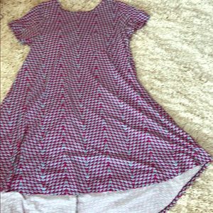LuLaRoe Pink Blue Carly